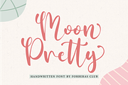 Moon Preety, a Script Font by Forberas Club (Thumbnail 1 of 8)