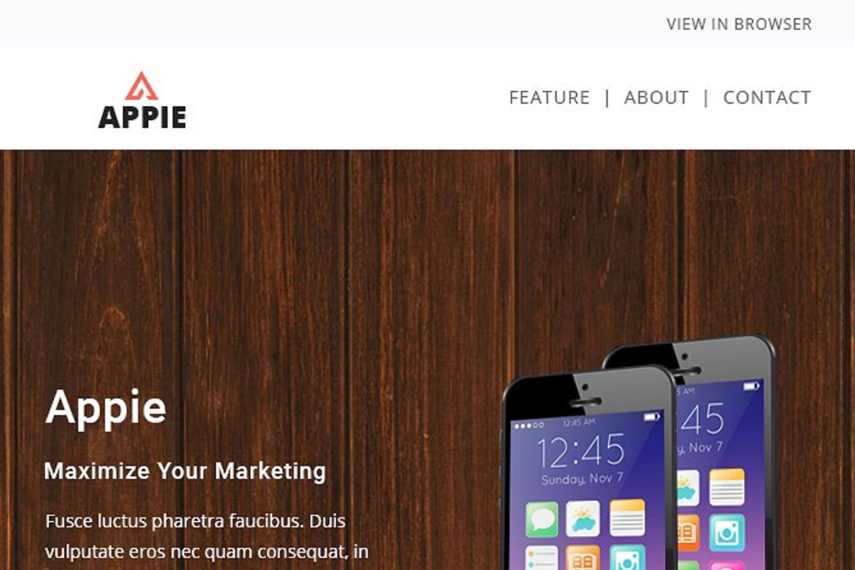 6 Email Newsletter Templates Bundle, an Email Template by Pennyblack Templates (Photo 7 of 7)