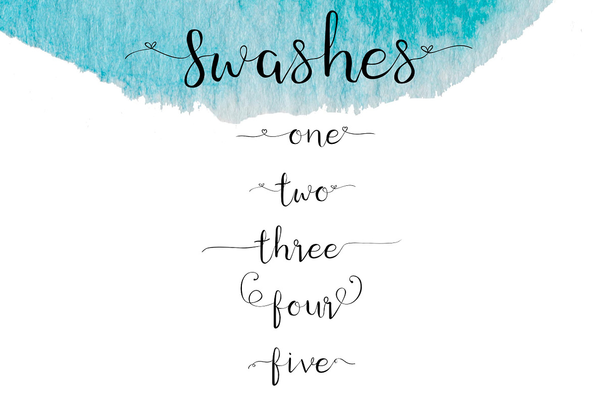 Windswept a bounce brush font preview 4