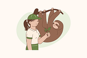 Zoologists Illustration, an Object Graphic by Jump Studio (Thumbnail 10 of 14)