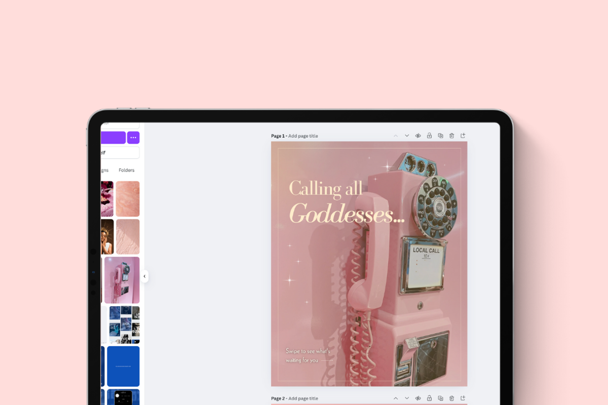 Glam Instagram Canva Templates preview 2