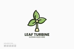 Leaf Turbine Logo, a Branding & Logo Template by Zeer Graphic