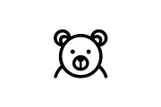 Bear Logo Vector Design Graphic, a Branding & Logo Template by Vectorium Studio (Thumbnail 1 of 2)