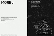 Minimalist 40 Logo Template | AI EPS, a Branding & Logo Template by Nowshinz Shoma (Thumbnail 18 of 18)