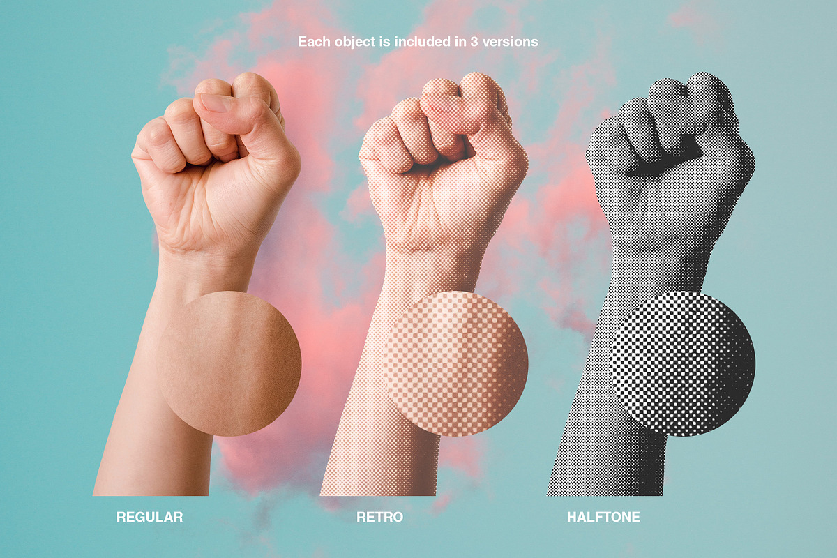 Collage Creator - 1400+ Cutouts, an Object Graphic by Graphicdome (Photo 5 of 47)