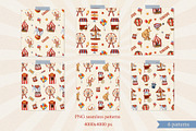 Circus. Watercolor set, a Decorative Illustration by Nastilustra (Thumbnail 3 of 4)