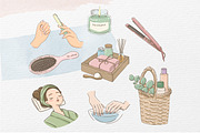 Self-Care Rituals PNG & EPS, a Healthcare Illustration by Marine art (Thumbnail 2 of 4)