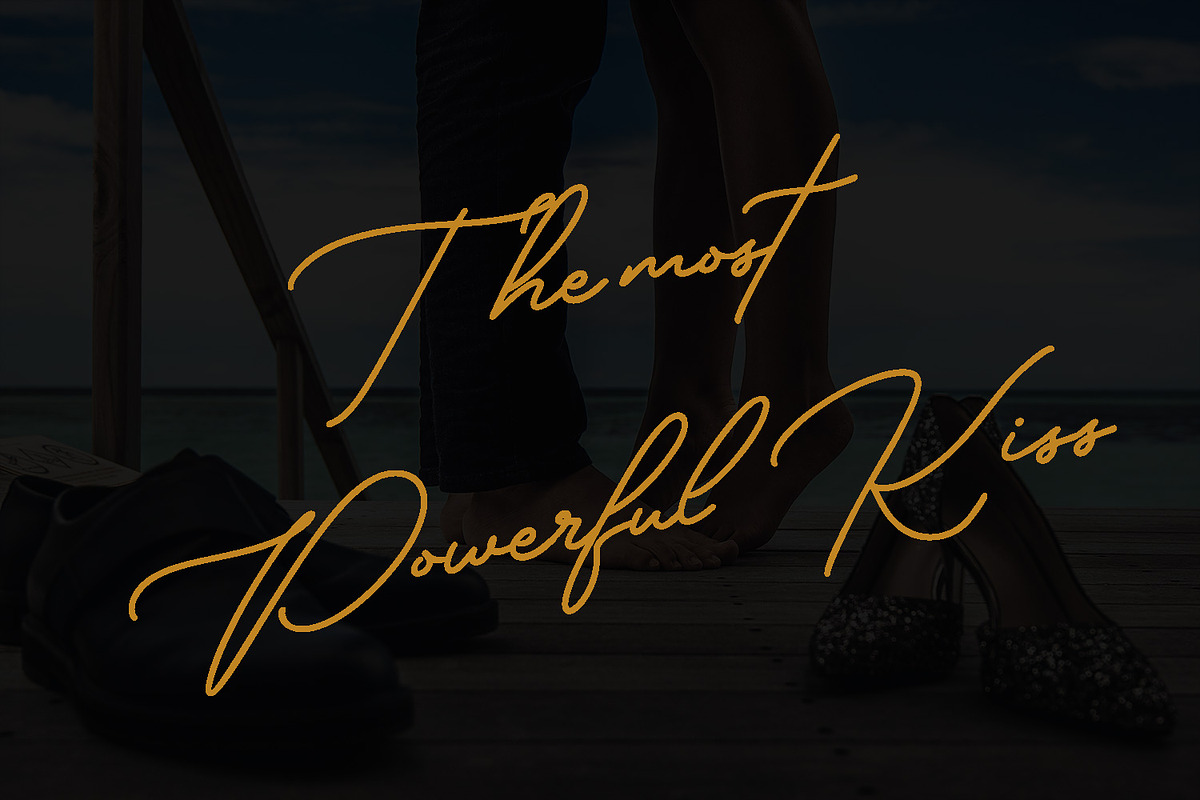 Olds Murray Signature Script Font, a Script Font by Maulana Creative (Photo 6 of 10)