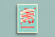 Christmas Craft Market Flyer, a Flyer Template by Guuver (Thumbnail 1 of 3)
