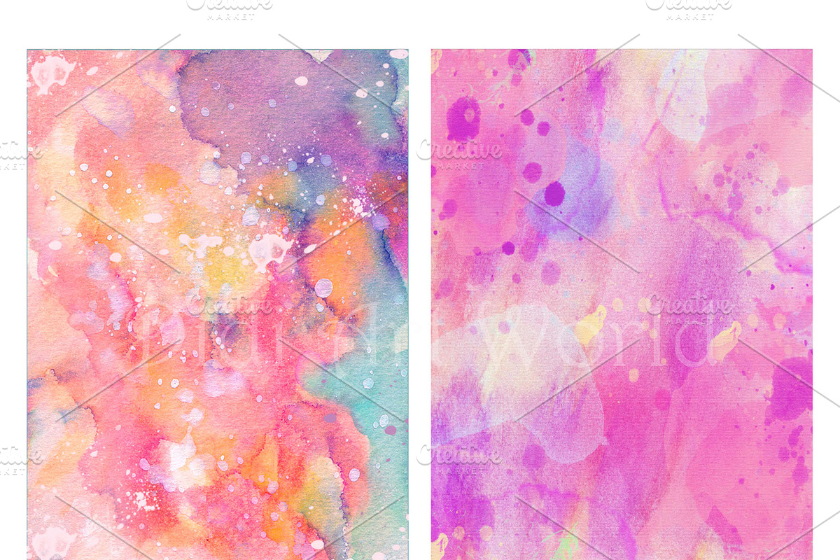 Summer Watercolor paper pack, an Object Graphic by DidiArtWorld (Photo 4 of 6)