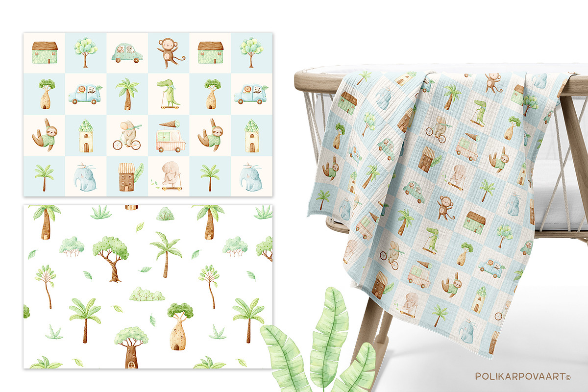 Safari Friends, adventures animals, an Animal Illustration by polikarpovaart (Photo 10 of 24)