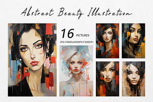 Beauty illustration poster