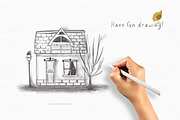 Pencils brushes & canvas Procreate, a Brush Add-On by polikarpovaart (Thumbnail 12 of 16)