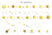 Golden textures, washes & splashes, a Texture Graphic by marie dricot (Thumbnail 2 of 12)