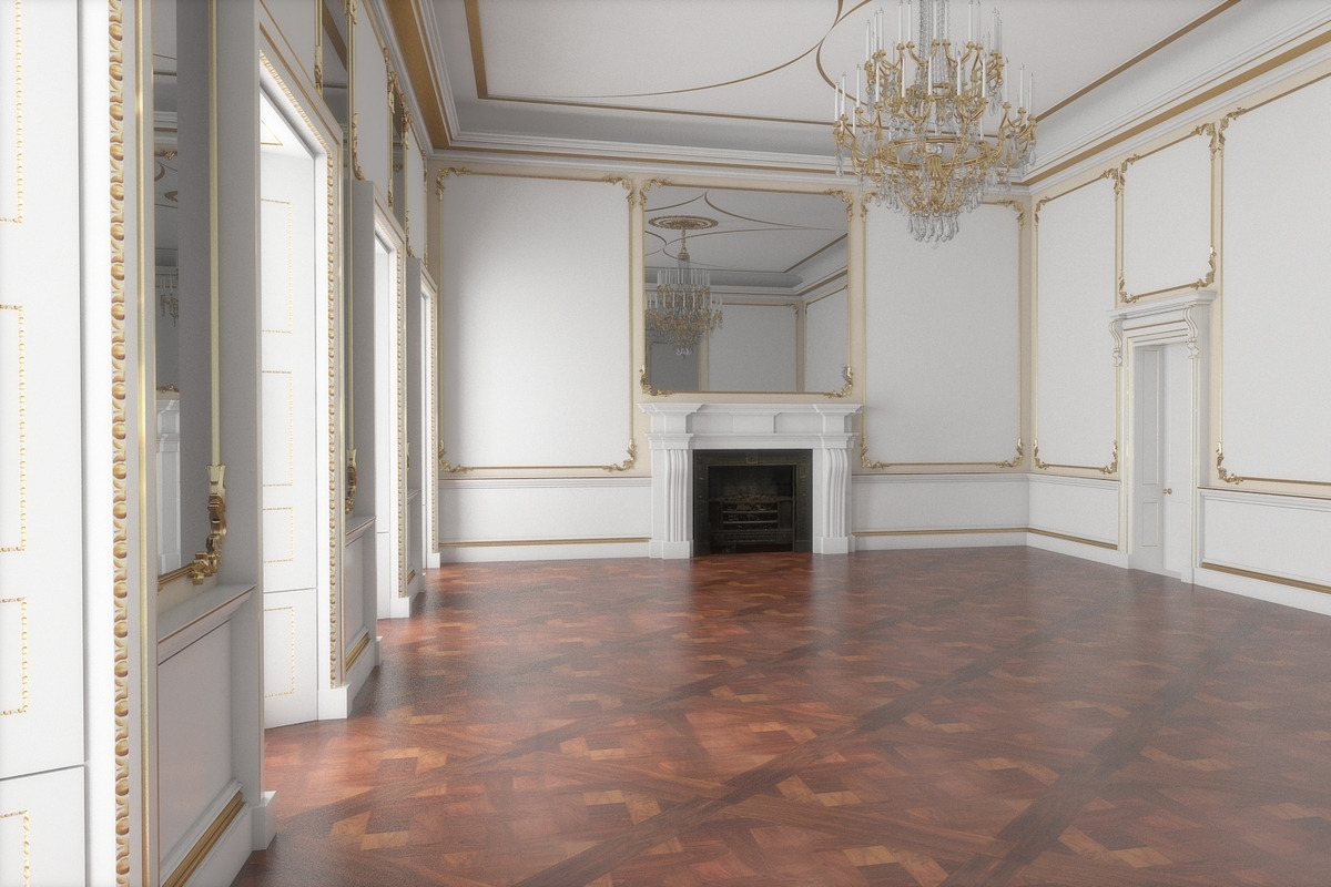 Classic Interior Hall 3D, an Architecture 3D Model by Giimann (Photo 4 of 12)