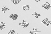 Handmade | 16 Thin Line Icons Set, an Outline Icon by Alex Blogoodf (Thumbnail 8 of 11)