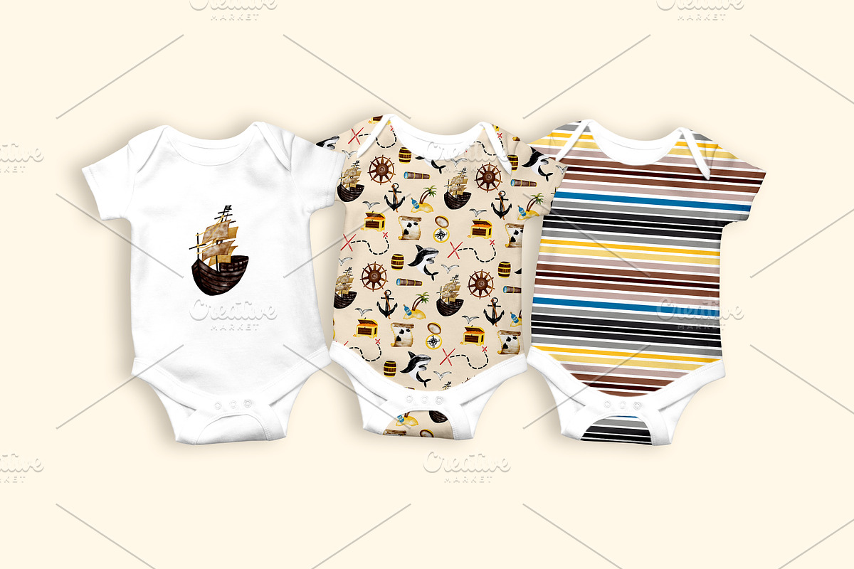 Kids Playful Seamless Patterns, a Pattern Graphic by Oksana Dovhopol Art (Photo 11 of 14)
