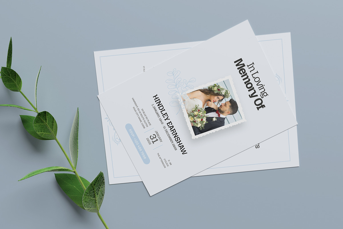 Delicate Pastel Watercolor Flowers, an Invitation Template by Creatiya Type (Photo 3 of 6)