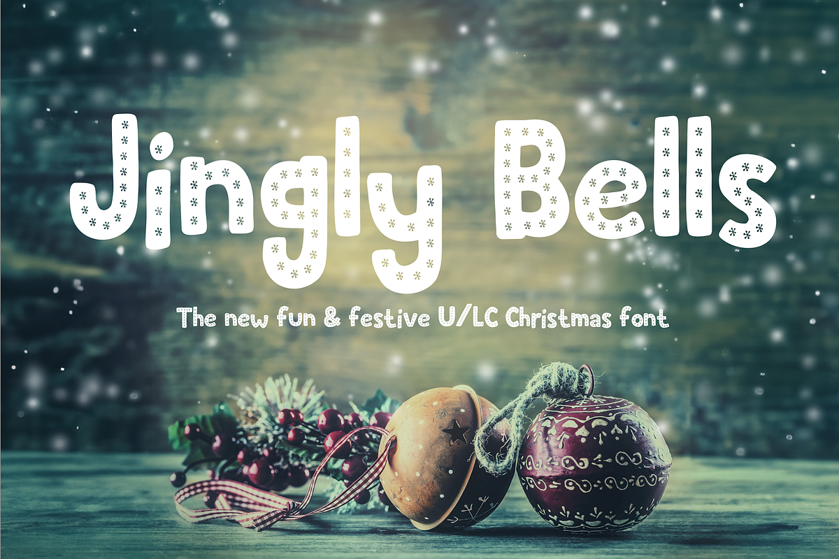 Jingly Bells Christmas Font, a Handwritten Font by StudioLingo (Photo 1 of 7)