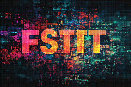 Pixelated typography with glitch eff, a Photo by Iftikhar Alam