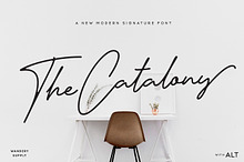 Catalony Signature Typeface