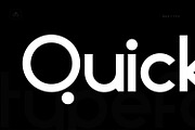 Quicko Display Typeface, a Sans Serif Font by Design Stag (Thumbnail 2 of 5)