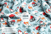 Joyful Christmas Seamless Patterns, a Pattern Graphic by DrawStudio1988 (Thumbnail 7 of 7)