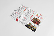 Restaurant Menu Trifold Brochure, a Brochure Template by GreenPixi (Thumbnail 2 of 4)