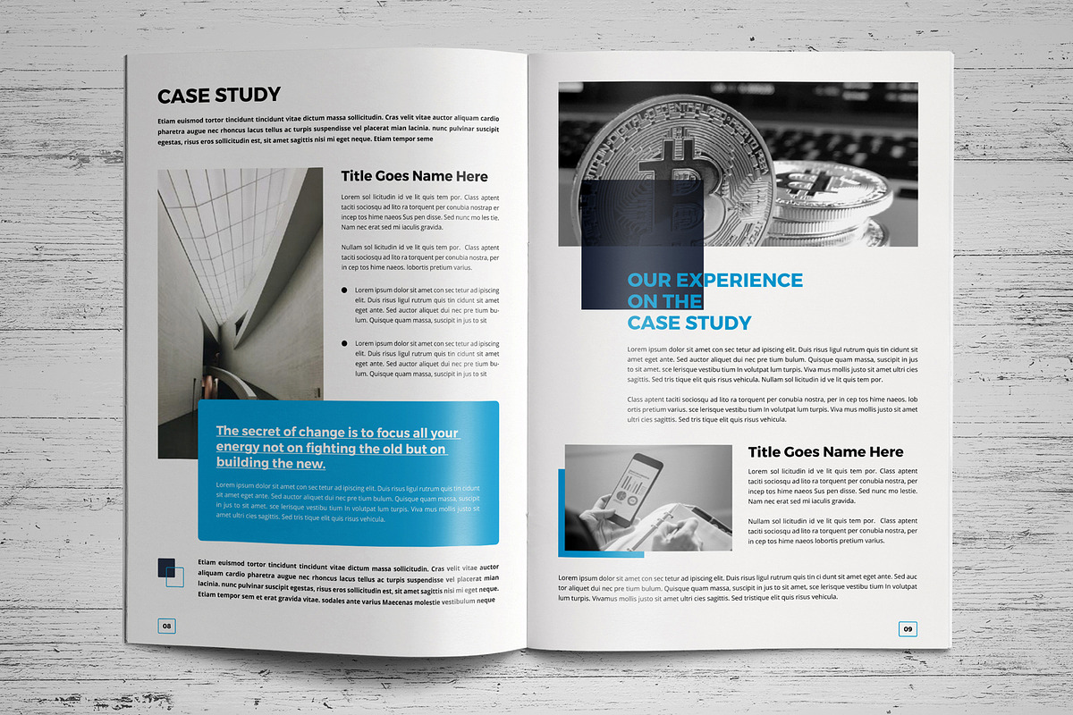 Project Proposal Template V8, a Stationery Template by JanySultana (Photo 5 of 12)