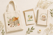 Woodland Animals Watercolor Clipart, an Object Graphic by AnnMsl Lab (Thumbnail 5 of 7)