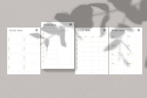 Meal & Grocery Planner Templates