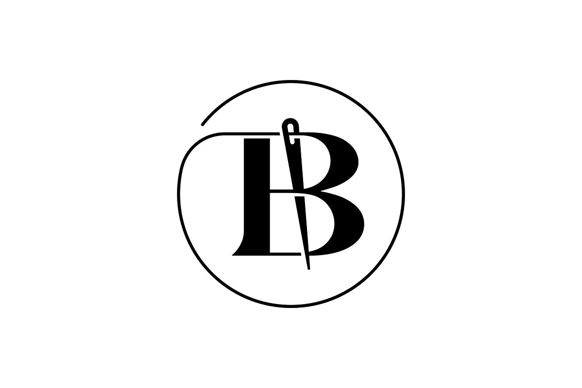 Letter B Tailor Thread Needle logo, a Branding & Logo Template by Buqancreative