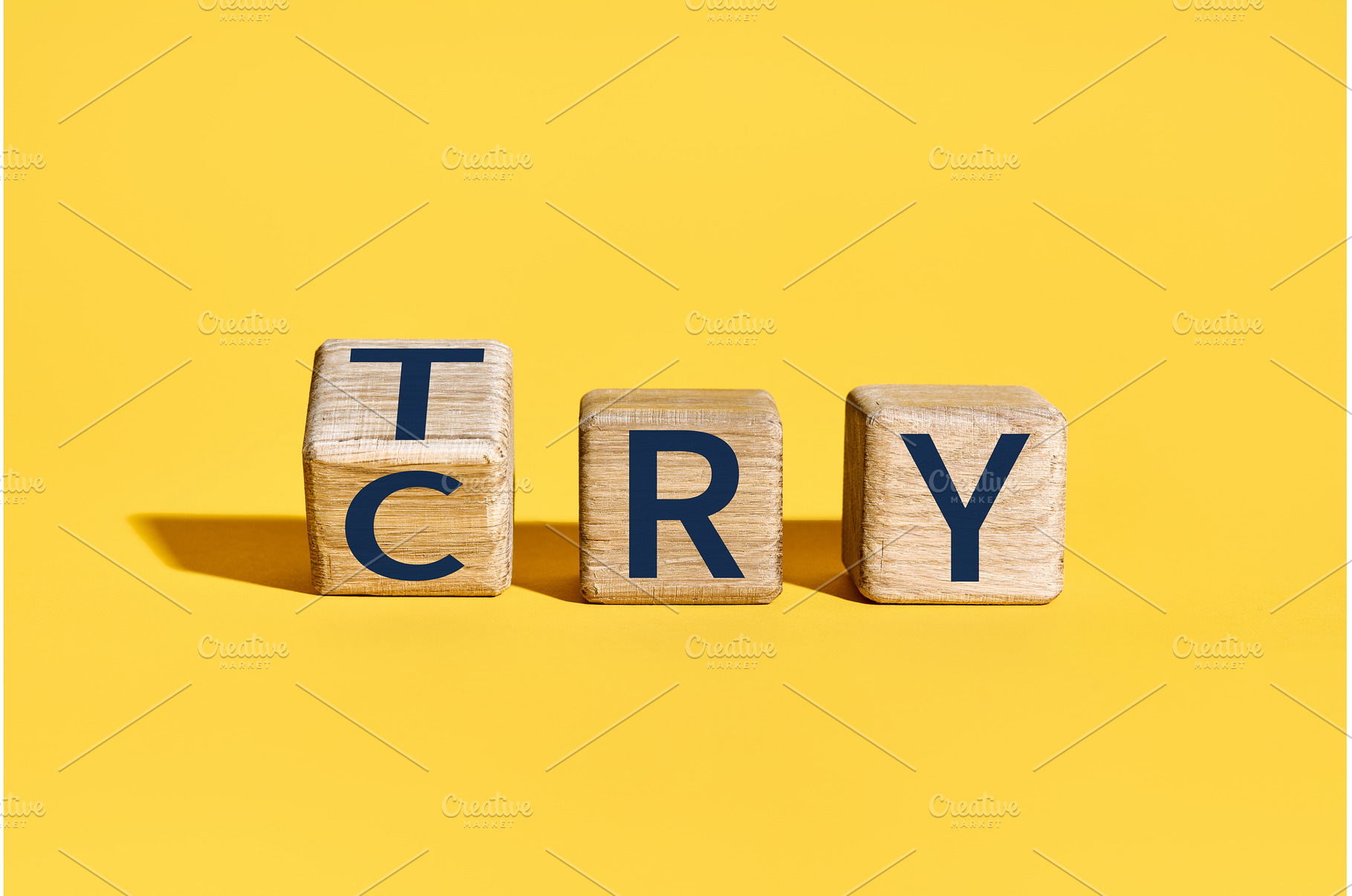Flipping wooden cube blocks with CRY, a Background Photo by Gladkov photography