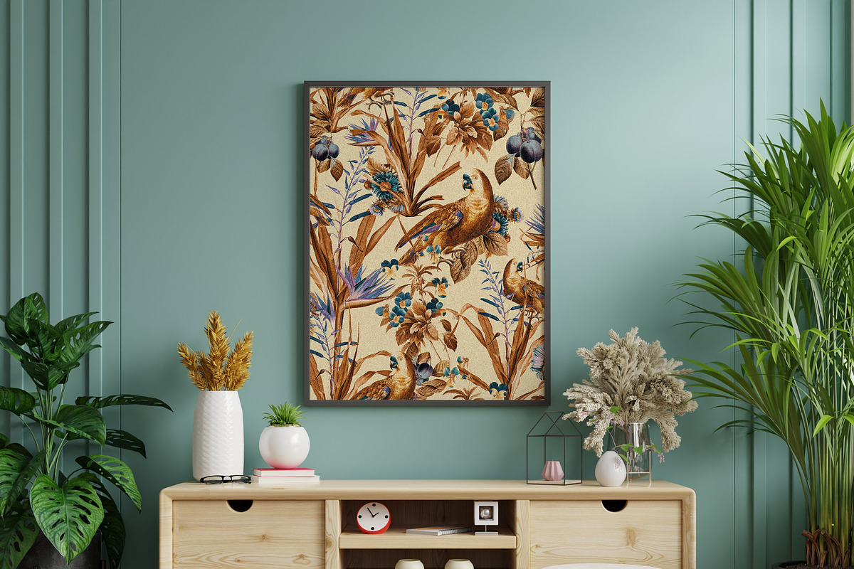 Gardens of Babylon Seamless Pattern, a Pattern Graphic by PrintyleStudio (Photo 10 of 17)