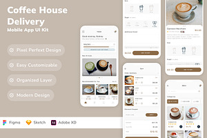 Coffee House & Delivery App UI Kit