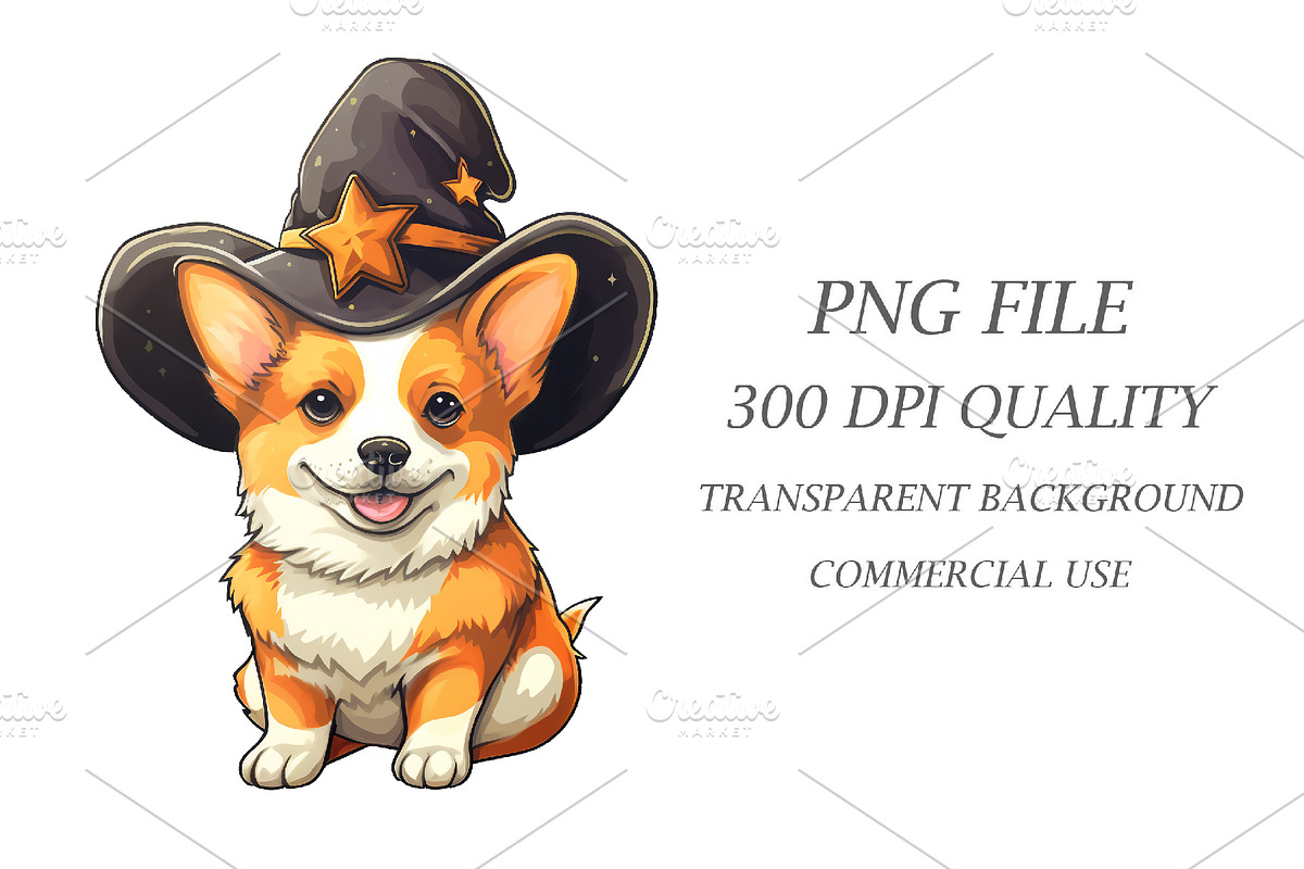 Cute Halloween dogs. TShirt Sticker., an Animal Illustration by KENO Mascots (Photo 8 of 8)