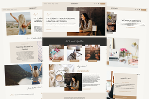 Squarespace Template: Serenity