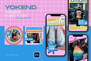 Retro 90s Instagram Template Yokend, a Social Media Template by Gibcreat (Thumbnail 1 of 4)