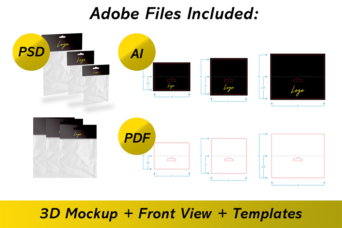 Header Cards Mockup + Template, a Packaging Mockup by Korner (Photo 5 of 11)