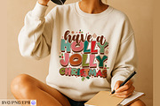Have A Holly Jolly Christmas SVG, a Seasonal Illustration by mh_arif (Thumbnail 3 of 4)