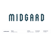 Midgard Eroded Display Typeface, a Sans Serif Font by alpercakici (Thumbnail 12 of 12)