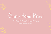Glory Hand Print - Handwriting Font, a Handwritten Font by lovetistrue (Thumbnail 1 of 11)