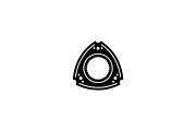 Rotary Wankel Engine Logo, a Branding & Logo Template by Luxury Logos (Thumbnail 3 of 4)