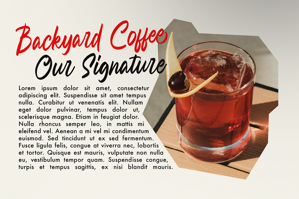 Ravvegin - Calligraphy Font, a Handwritten Font by Haps Space (Photo 3 of 15)
