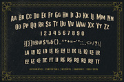 Hermona Vintage + Extras, a Serif Font by Arterfak Project (Thumbnail 6 of 13)