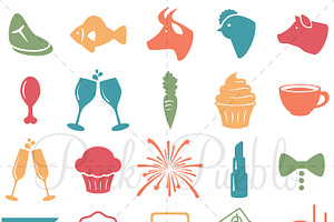 Wedding Icon Photoshop Brushes