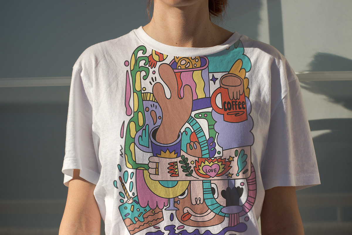 Fast Food Doodles. Vector and raster, a Food Illustration by Oliana Moroz (Photo 18 of 25)