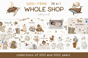 WHOLE SHOP BUNDLE Kids Illustration