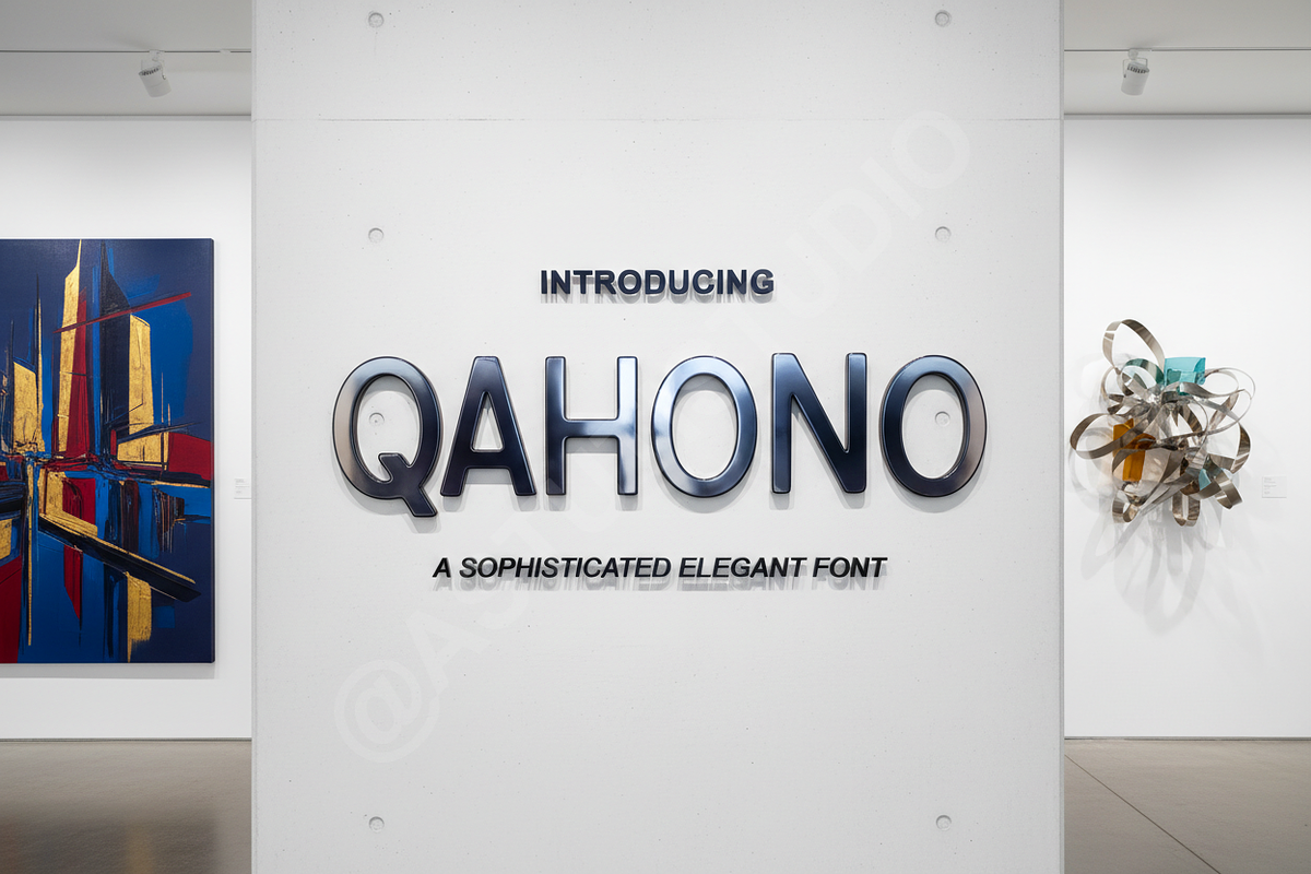 Qahono - Modern Luxury Serif Font, a Serif Font by Astuti Studio (Photo 1 of 16)