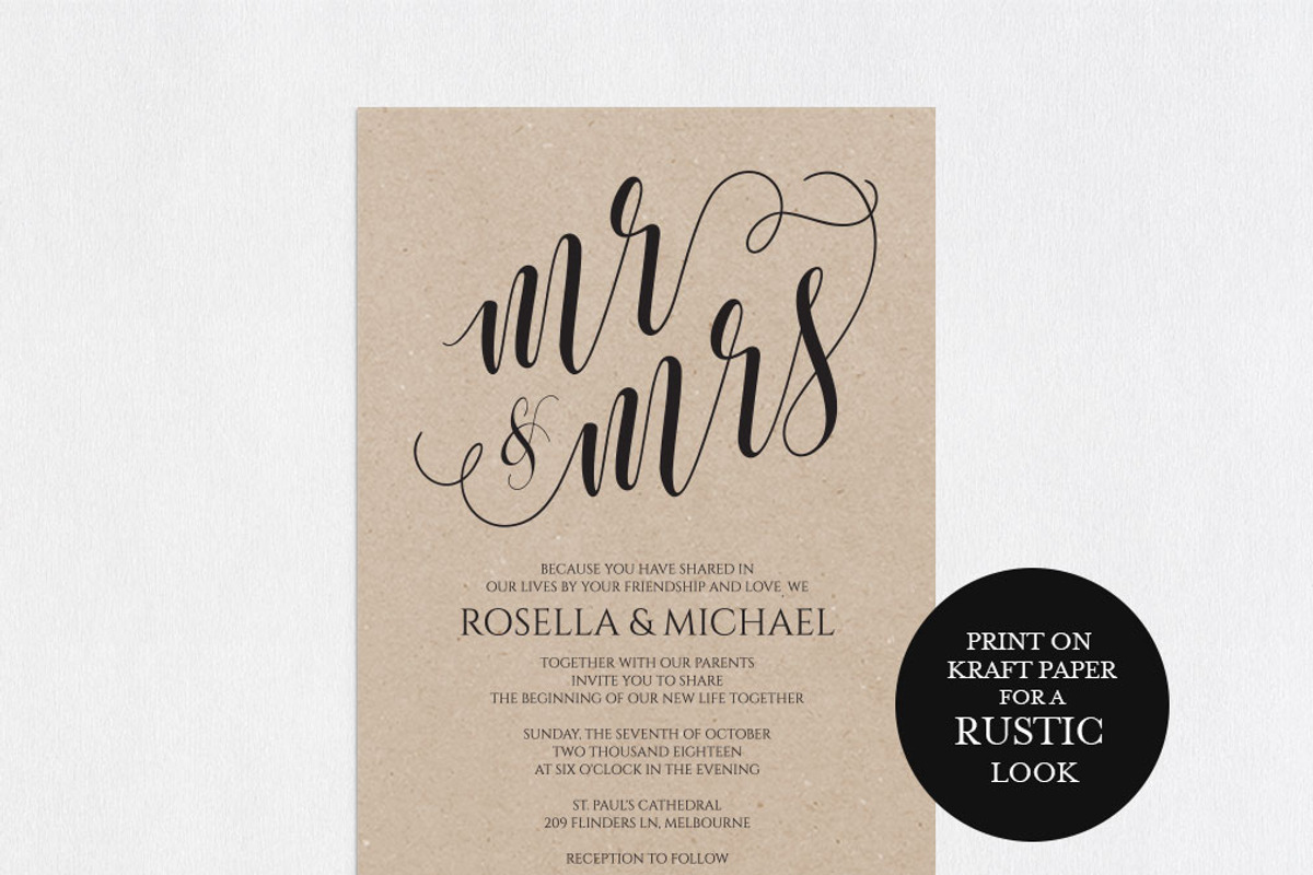Invitation Template SHR432, an Invitation Template by Shafura_Wedding (Photo 2 of 5)